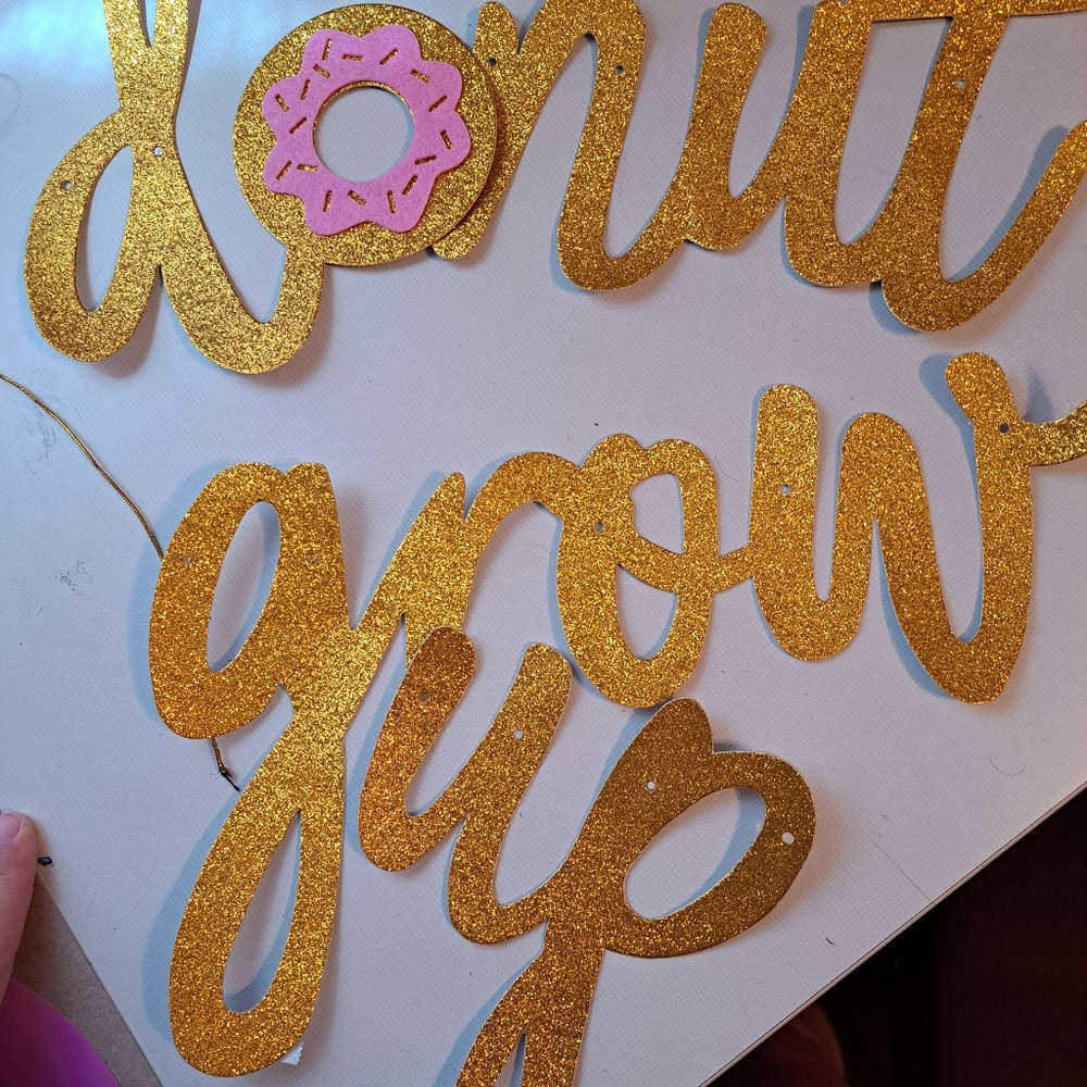 Donut birthday decor